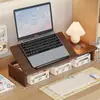 Soporte para portátil, soporte ajustable en altura para ordenador, elevador de escritorio, base de soporte, estante de almacenamiento para tableta de escritorio, portátil para juegos
