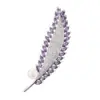 Broche de alta qualidade em formato de cenoura com zircônia, corsage para casaco, simples, versátil, pin de moda para roupas, atacado