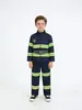 Disfraz infantil de bombero para Halloween para cosplay, actuaciones teatrales, juego de simulación y atuendo profesional