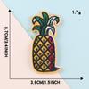 Duo Cool Computador Bordado Pano Etiqueta Fruta Coqueiro Cacto Broche diy Acessórios de Vestuário Patch Patch Bordado Pano Patch