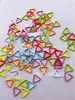 Fivela de Marcação de Metal Colorida Acessórios para Ferramentas de Tricô Acessórios para Suéteres de Lã Tricotados à Mão Marca Triângulo Círculo