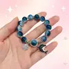 Pulseira Princesa Fofa Cor de Doce para Melhores Amigas, Pulseiras de Contas para Crianças, Doce e Sofisticada, Bijuterias Versáteis para Barracas