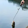 Gancho de Pesca Telescópico de Acero Inoxidable, Gancho de Pesca para Exteriores, Dispositivo de Puntería de Peces, Gancho de Control de Peces, Pesca en Hielo, Pesca en Barco, Recuperador de Peces para Lanzamiento de Caña