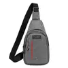 Nueva bolsa cruzada para hombre transfronteriza hecha de tela Oxford, bolso de hombro simple y elegante, mochila cruzada versátil, bolsa de pecho de negocios para hombres
