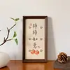 Nuevo Estilo Chino Salón de Jade Pintura Decorativa Rica Marco de Fotos Pintura de Mesa Pintura China Grabada de Nuevo Pintura Colgante para Entrada Sala de Estar Adornos de Escritorio