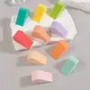 Esponja Gota d'Água para Pó, Esponja de Maquiagem Descartável, Almofada de Ar, Bloco de Esponja para Unhas de Uso Duplo Seco e Úmido