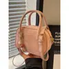 Bolso de Mano de Color de Moda para Mujer 2024 Nuevo Popular de Primavera y Verano Bolso Cruzado Versátil Bolso de Hombro de Nicho para Viajar