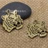 Accesorios Populares para Joyería DIY de Aleación Colgante Encanto de Tigre Joyería para Teléfono Móvil 24*27mm Colgante para Teléfono Móvil