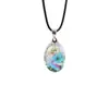Ventas Directas de Fábrica Amazon Estilo Xiyin Árbol de la Vida Árbol Pequeño Gypsophila Flor de Cerezo Collar Moda Cadena Sencilla para Suéter