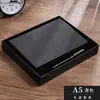 Cuaderno de banda A5 de piel de oveja para empresa, se puede imprimir logo, cuero suave de alta calidad, diario exquisito, libro para conferencias de trabajo