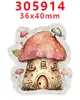 Accesorios Acrílicos de Dibujos Animados con Purpurina Accesorios de Joyería DIY de Resina Parche Pasador de Pelo Pasador de Pelo Gt-Rb-305827