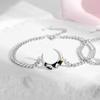 Original Internet Celebridade 925 Sterling Silver Casal Colar Pequeno Príncipe e Rosa Nicho Design Clavícula Colar de Corrente