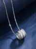 Collar de Zirconia con Borde Retorcido de Lujo Ligero, Lujo Ligero de Nicho con un Toque de Alta Gama, Versátil, Regalo para Novia, Cadena para Clavícula