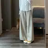 Jeans de pierna ancha casuales holgados con cinturón, lavado vintage, tiro alto, adelgazantes, para mujer, nueva colección de principios de otoño Zedaijiai