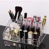 Caixa de Armazenamento de Cosméticos Transparente à Prova de Poeira Suporte de Armazenamento de Mesa Armazenamento de Batom para Cuidados com a Pele Acrílico Penteadeira de Celebridade da Internet