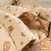Capa de Edredom de Veludo de Leite Peça Única Inverno Espessada Flanela Fleece de Coral Dormitório Pessoa Única 150x200 Lado Duplo Adicionado Fleece Capa de Edredom a