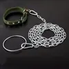 Nueva cadena de perro de acero inoxidable perro grande perro mediano perro pequeño cadena de hierro collar correa para perro cuerda de tracción para el hogar anti-mordidas
