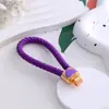 Llavero de Arco de Arcilla Cordón de Cuero Pequeño Regalo Pedrería Colgante de Llave de Metal Yiwu Pequeño Artículo Mayorista Transfronterizo