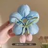 Goma para el pelo de cinta con flor de tulipán para coleta o moño, accesorio fotográfico súper lindo y dulce para mujeres