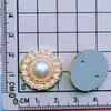 Estilo Chanel Pinza Plana de Perlas Funda para Teléfono Hebilla de Zapato Ropa DIY Materiales Hechos a Mano Accesorios de Plástico Adornos