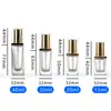 Botella de Base de Maquillaje Líquida Cuadrada de 30 ml, Crema BB, Botella con Dispensador de Loción, Botella de Esencia, Tapa Acrílica, Botella de Perfume de Vidrio