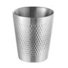 Vaso de Agua Coreano de Acero Inoxidable 304 Vaso Diamante Martillado de Doble Capa Estilo Camping al Aire Libre Vaso para Cerveza Restaurante Vaso para Jugo Café
