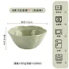 Juego de Bol y Plato de Cerámica Estilo Crema para Uso Personal, Uso en el Hogar, Bol de Arroz Lindo Estilo Ins, Vajilla de Color Bajo Esmalte, Alto Valor Estético