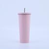 Comércio exterior tubo de sucção de aço inoxidável 304 copo 500ml copo de café presente criativo para escritório copo de gelo copo de água fria com conservação de calor