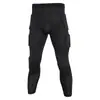 Ropa protectora deportiva de baloncesto ajustada anticolisión rodilleras pantalones panal elástico equipo profesional leggings leggings de entrenamiento nueve