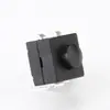 Interruptor de Botón Pulsador para Linterna Interruptor de Botón Pulsador de Cuatro Patas Regla 12 * 12 mm