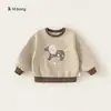 Bangxuan Colección Otoño 2026 Sudadera Infantil Pulóver Lindo para Niños Cuello Redondo Top para Niñas Ropa Infantil Huzhou Zhili