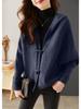 Chaqueta de punto versátil estilo commuting para mujer 2026 Otoño Nueva de Gran Venta Suéter casual holgado con capucha para mujer