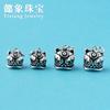 (Sonido) danza del león León Dragón León Campana colgante collar colgante joyería de plata 925 accesorios diy