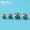 (Sonido) Danza del León Danza del León Dragón León Campana Colgante Collar Colgante Joyería de Plata 925 Accesorios DIY
