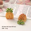 Accesorios de Resina para Manualidades de Dibujos Animados, Pinzas para el Cabello de Piña y Mora Cortadas por la Mitad, Decoraciones para Fundas de Teléfono, Hebillas para Zapatos, Llaveros, Colgantes y Adornos