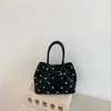 Nueva bolsa de axila de lunares 2026 verano nuevo bolso de mano moda casual bolso pequeño bolsa de albóndiga