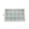 Forma de Gelo de Silicone Leve com 15 Cubos e Tampa de PP/Silicone Forma Quadrada para Fazer Gelo Utensílios de Cozinha