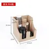 Suporte de Papel para Balcão de Loja de Chá com Leite, Suporte Descartável para Copos de Café, Rack de Armazenamento de Suprimentos, Dispensador de Copos Comercial