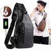 2022 Nueva Bolsa de Pecho para Hombre Bolso de Hombro Único Cruzado Tendencia Estudiante Cuero Suave Casual Pecho Marca de Tendencia Mochila Pequeña