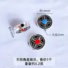 Aleación Plata del Tíbet Cruz Vajra Mortero Nube Trasera Cuentas Espaciadoras Retro Imitación Plata Colgante Pulsera Collar Accesorios para Ropa Accesorios