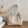 2026 Nuevo Otoño Invierno Rayas Moda Gran Capacidad Simple Retro Personalidad Tendencia Versátil Bolso de Mano Hombro Tote
