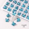 Nido de Pájaro Mariposa Explotando Cristal K9 de Alta Calidad Punto de Color Forma de Diamante Adorno de Mariposa Tridimensional Accesorios para Uñas de Diamante Mariposa al por Mayor