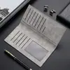 Cartera Larga para Hombre Ultra Delgada Juvenil Multitarjeta Casual Portatarjetas Moda Japonesa y Coreana Estudiante Cartera Personalizada Vintage