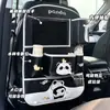 Bolsa colgante de almacenamiento para coche personalizada por el fabricante, bolsa de almacenamiento de mesa pequeña colgante multifuncional creativa, papelera de coche de dibujos animados