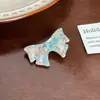 Clip de Goma Acrílica Coreana con Forma de Mariposa Tridimensional para Cola de Caballo Anillo para el Cabello con Diamantes para Todo Tipo de Peinado Pasador