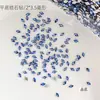 2*3.5mm decorações para nail art de zircônia cúbica em formato de losango com base plana, gemas de floco de neve deslumbrantes e da moda, acessórios de unha usáveis