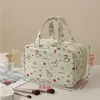 Bolsa de Armazenamento Compartimentada de Aparência Sofisticada e Estilosa, Bolsa Portátil de Armazenamento de Cosméticos para Viagem, Pode Ser Pendurada em uma Mala, Bolsa de Maquiagem de Grande Capacidade