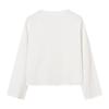 Roupas europeias e americanas 2024 Novo estilo de verão Solto Casual Versátil Cor pura Decote em V Cardigan com cadarço e top fino