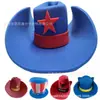 Chapéu de espuma de esponja, chapéu de cowboy, carnaval, festa de Halloween, evento, adereço de torcida, capacete de esponja