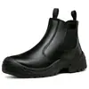 Zapatos de protección laboral para hombre transpirables suela de tendón de res anti-aplastamiento anti-perforación puntera de acero zapatos de trabajo zapatos de seguridad antideslizantes resistentes al desgaste zapatos protectores